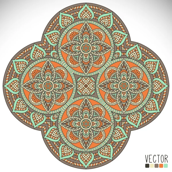 Mandala. ronde ornament patroon — Stockvector