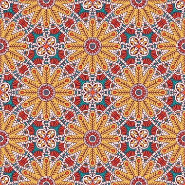 vektör etnik seamless modeli