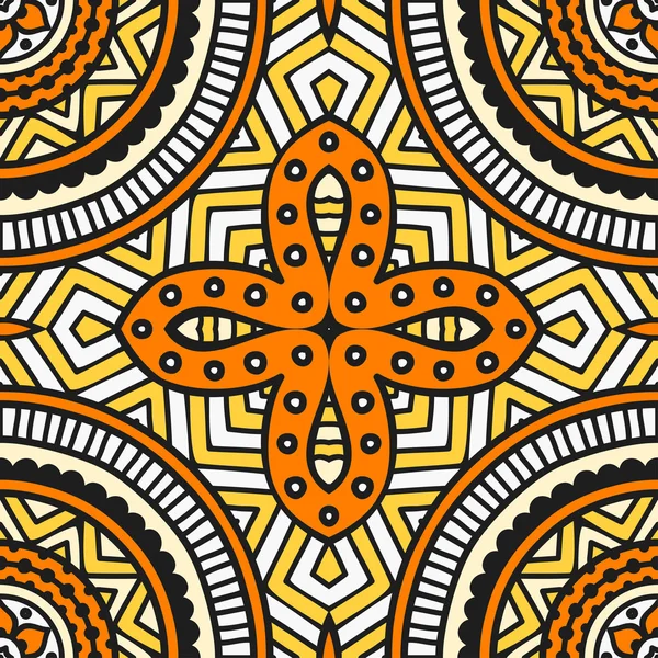 Vector ethnic seamless pattern — Stock Vector