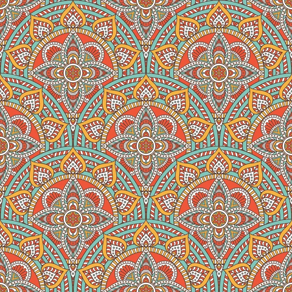 Vector ethnic seamless pattern — Stock Vector