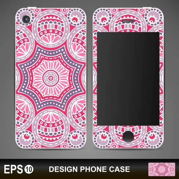 Phone case design. — Stock Vector