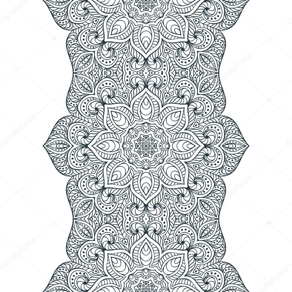 Vector ethnic seamless pattern