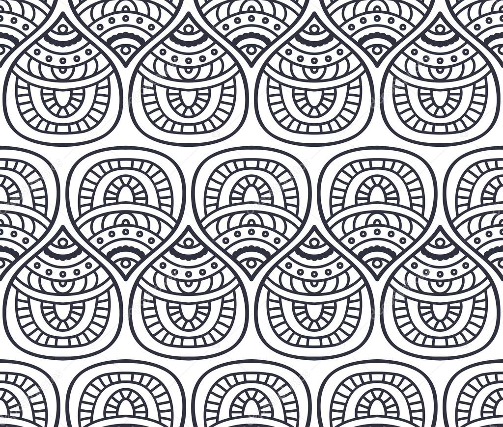 Abstract vector seamless pattern