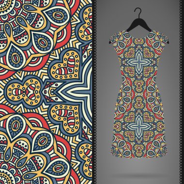 Seamless modeli ile elbise