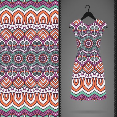 Seamless modeli ile elbise