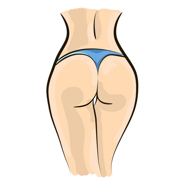 Vector ass — Stock Vector