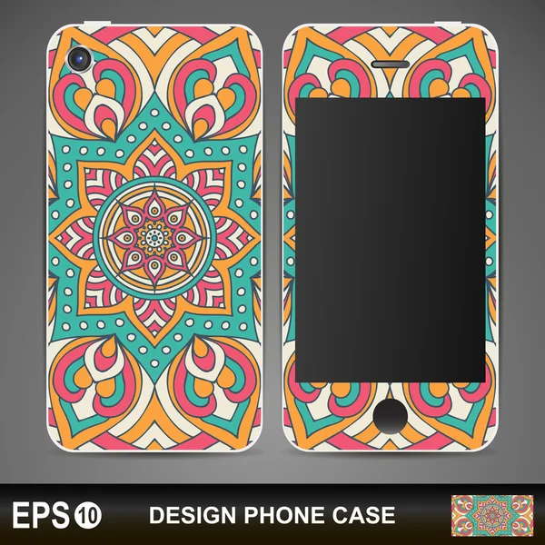 Phone case design — Stock Vector