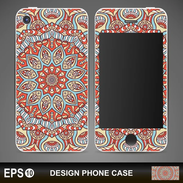 Phone case design — Stock Vector