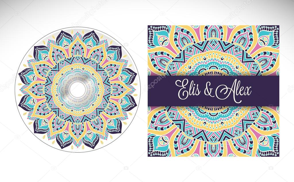 CD cover design template