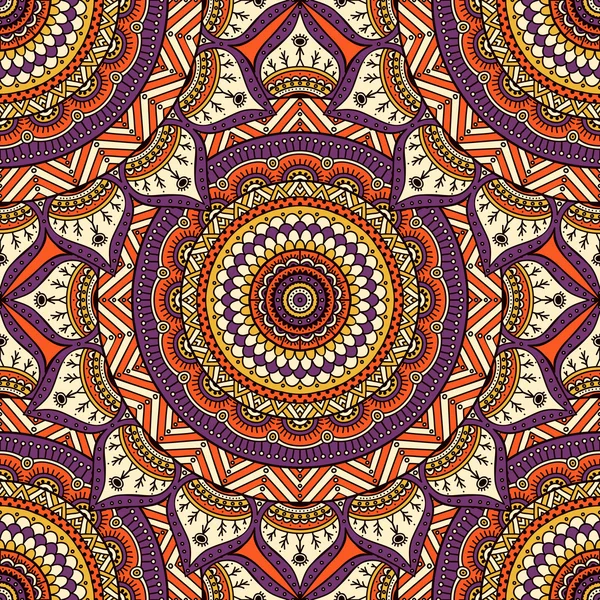 etnik çiçek seamless modeli