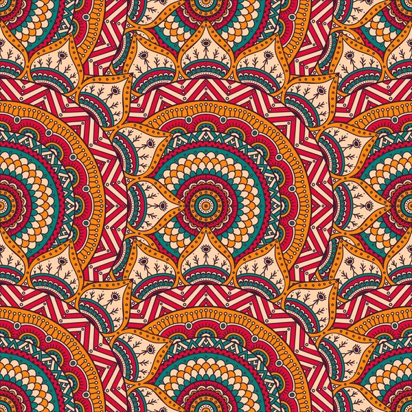 etnik çiçek seamless modeli