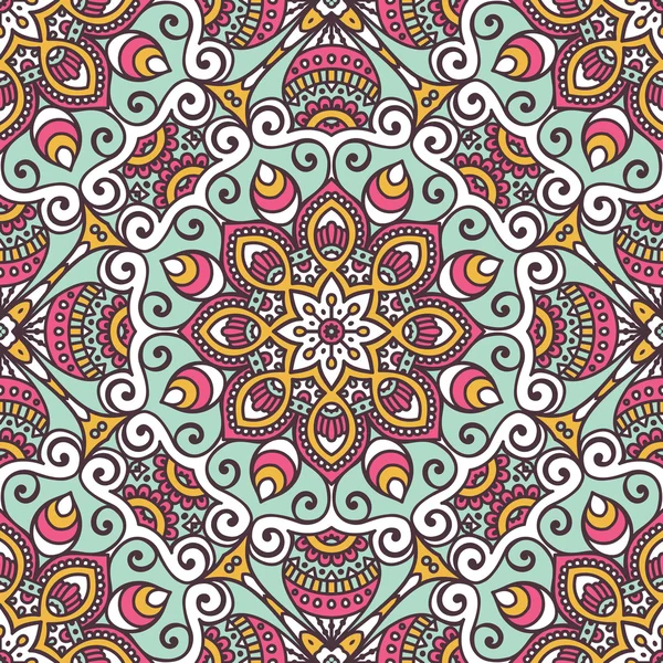 etnik çiçek seamless modeli