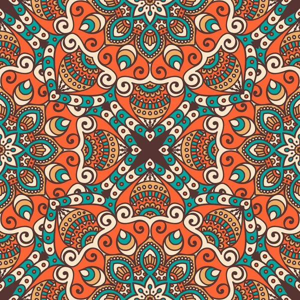 etnik çiçek seamless modeli