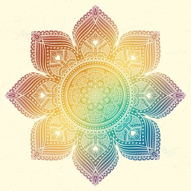 Mandala ile güzel kart