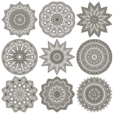 Mandala ile güzel kart