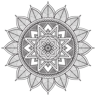 Mandala ile güzel kart