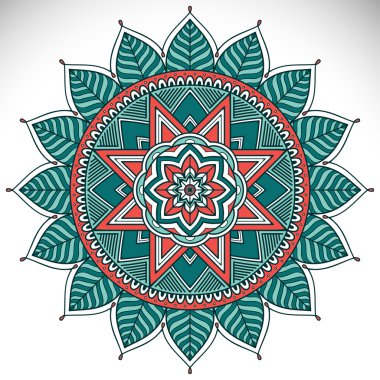 Mandala ile güzel kart