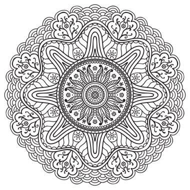 Mandala ile güzel kart