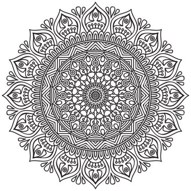 Mandala ile güzel kart