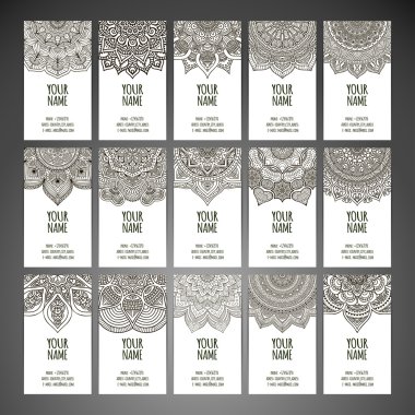 Hand drawn Business card set