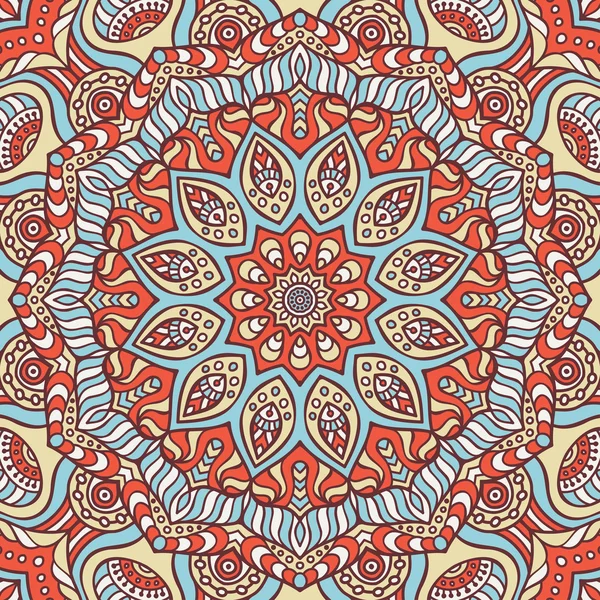 Belle carte avec mandala — Image vectorielle