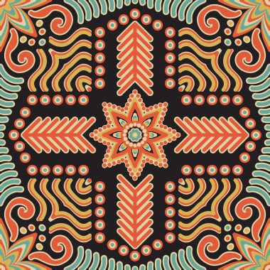 etnik köken seamless modeli