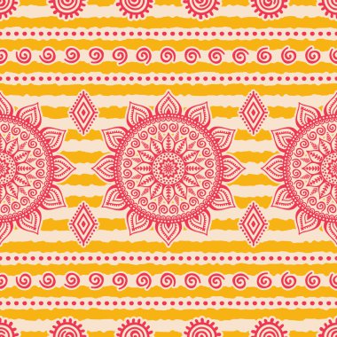 etnik köken seamless modeli