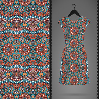 Seamless modeli ile elbise