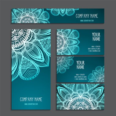 Business card Hand drawn background