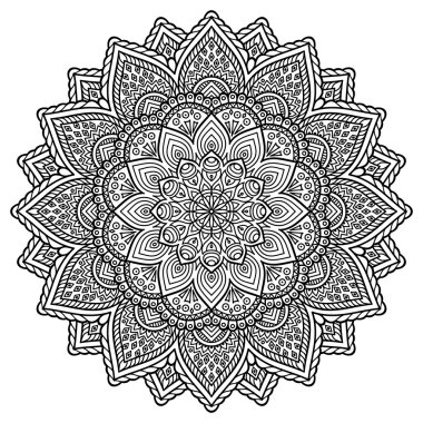 Mandala ile güzel kart