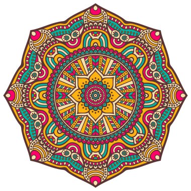 Mandala ile güzel kart