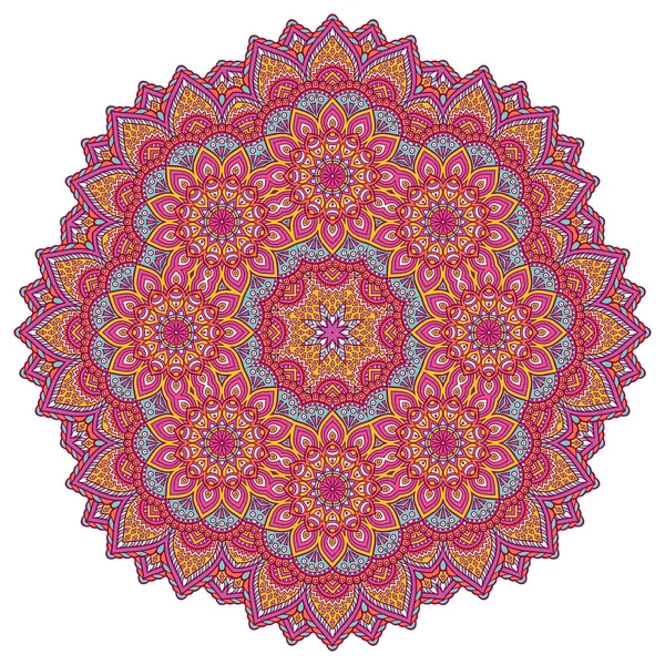 Beautiful  card with mandala — Stock Vector