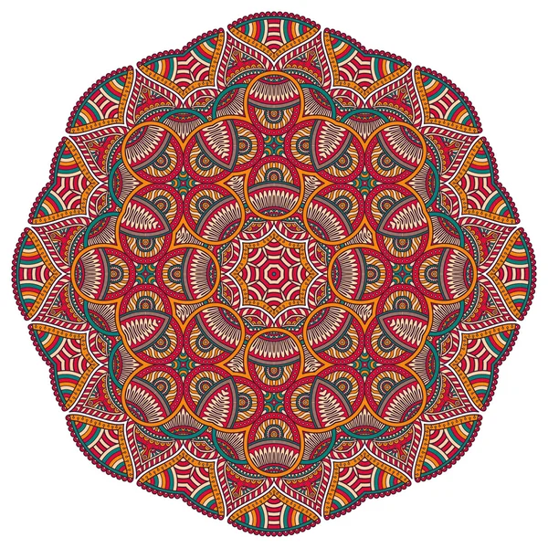 Schöne Karte mit Mandala — Stockvektor