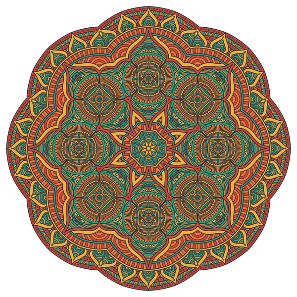 Mandala ile güzel kart — Stok Vektör