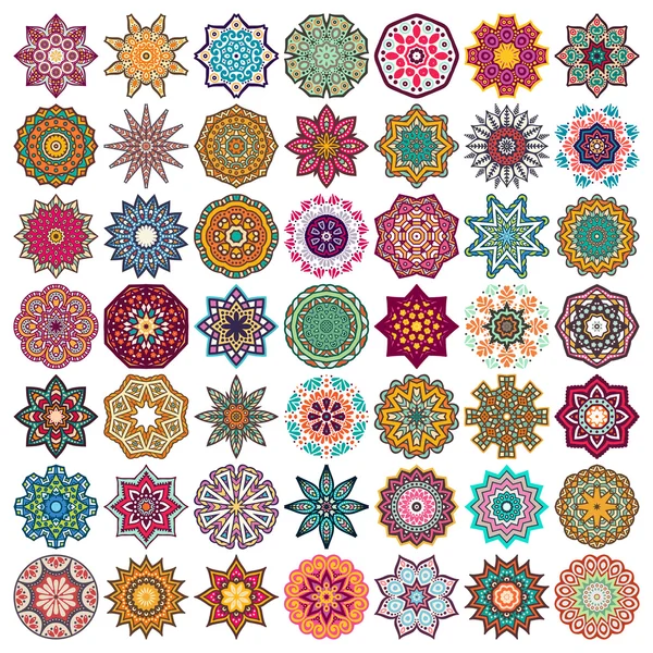 Belle carte avec mandala — Image vectorielle