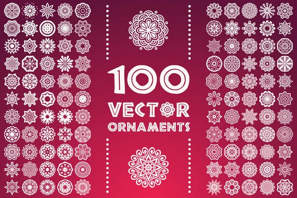 Ornament carte frumoasă cu mandala — Vector de stoc