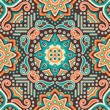 Kusursuz desen. Klasik dekoratif öğeler