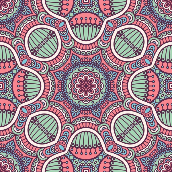 etnik çiçek seamless modeli