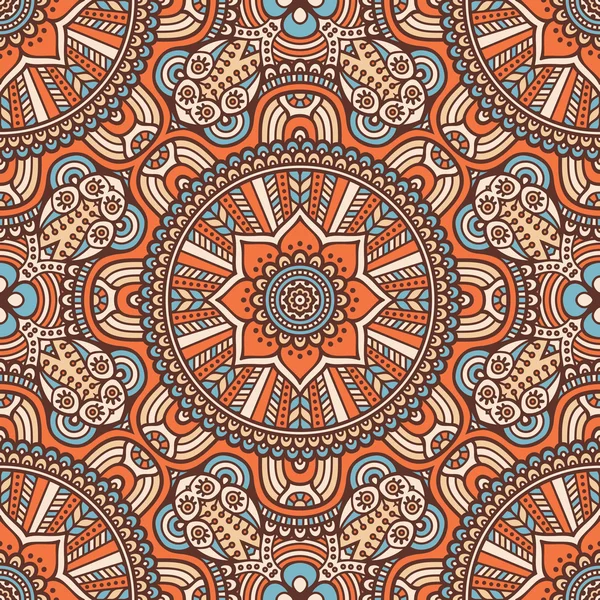 etnik çiçek seamless modeli