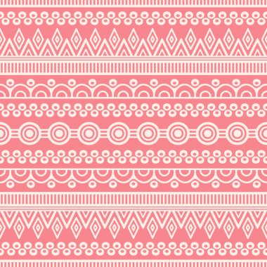 etnik çiçek seamless modeli