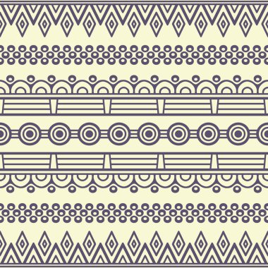 etnik çiçek seamless modeli