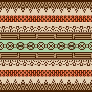 etnik çiçek seamless modeli