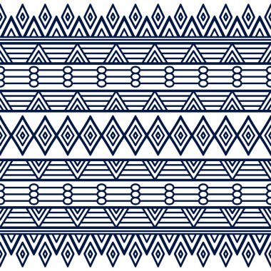 etnik çiçek seamless modeli