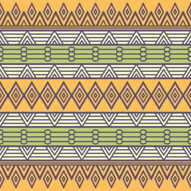 etnik çiçek seamless modeli