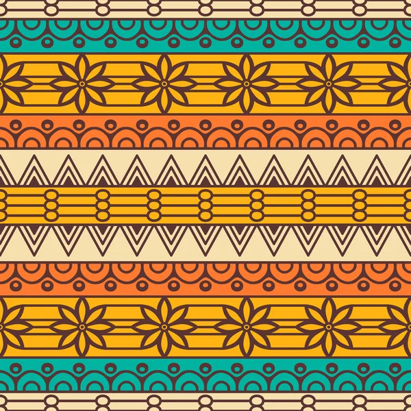 etnik çiçek seamless modeli