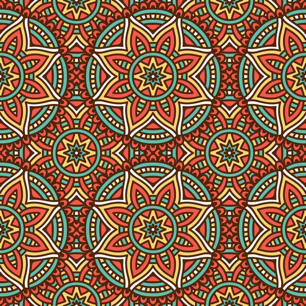 etnik çiçek seamless modeli