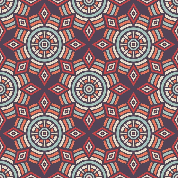 etnik çiçek seamless modeli