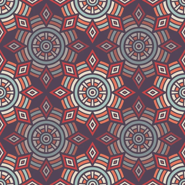 etnik çiçek seamless modeli