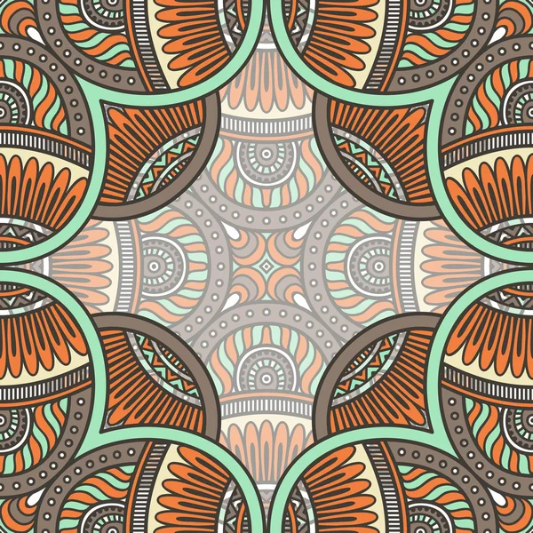 etnik çiçek seamless modeli