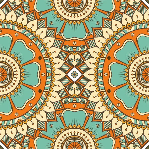 etnik çiçek seamless modeli